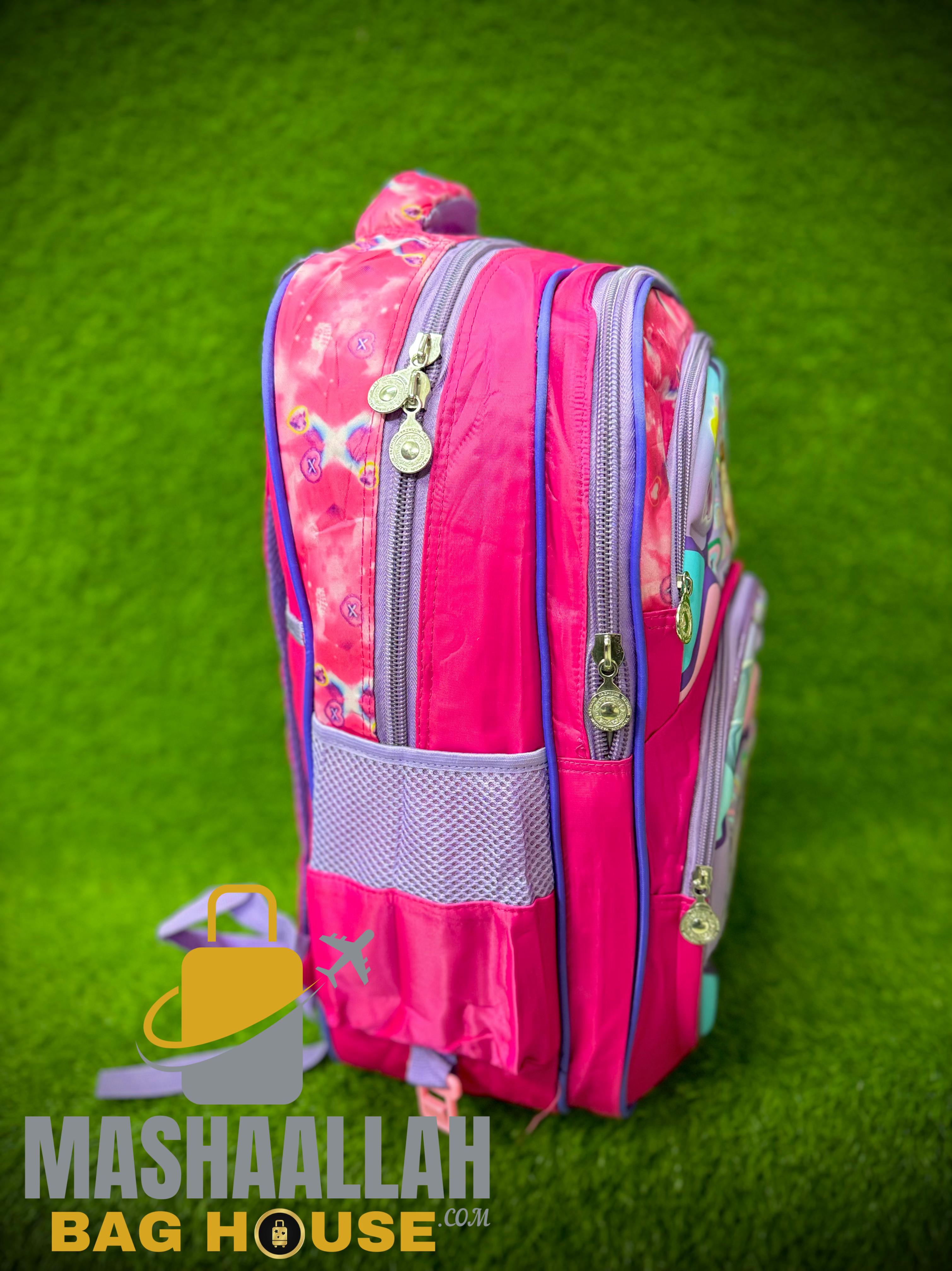 kids school character bag