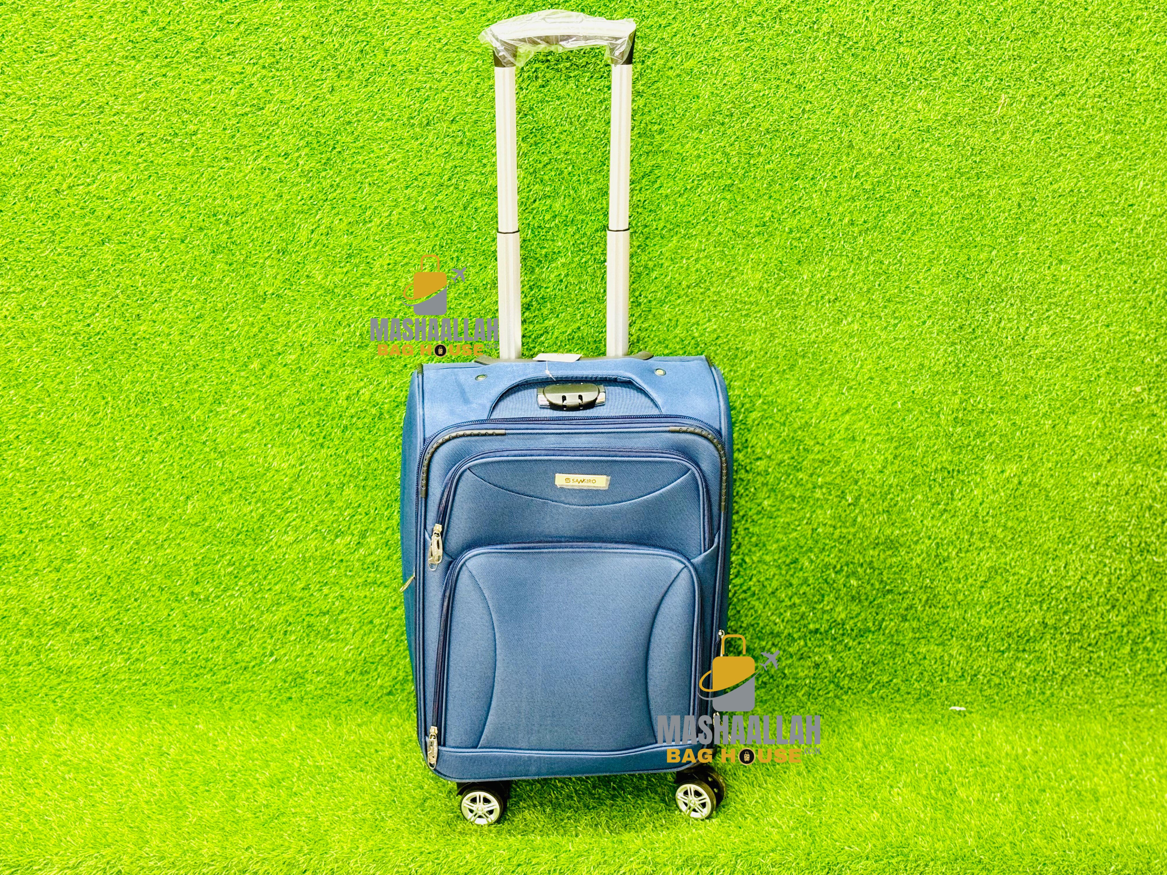 Sansiro 4 pics set softside luggage 4w