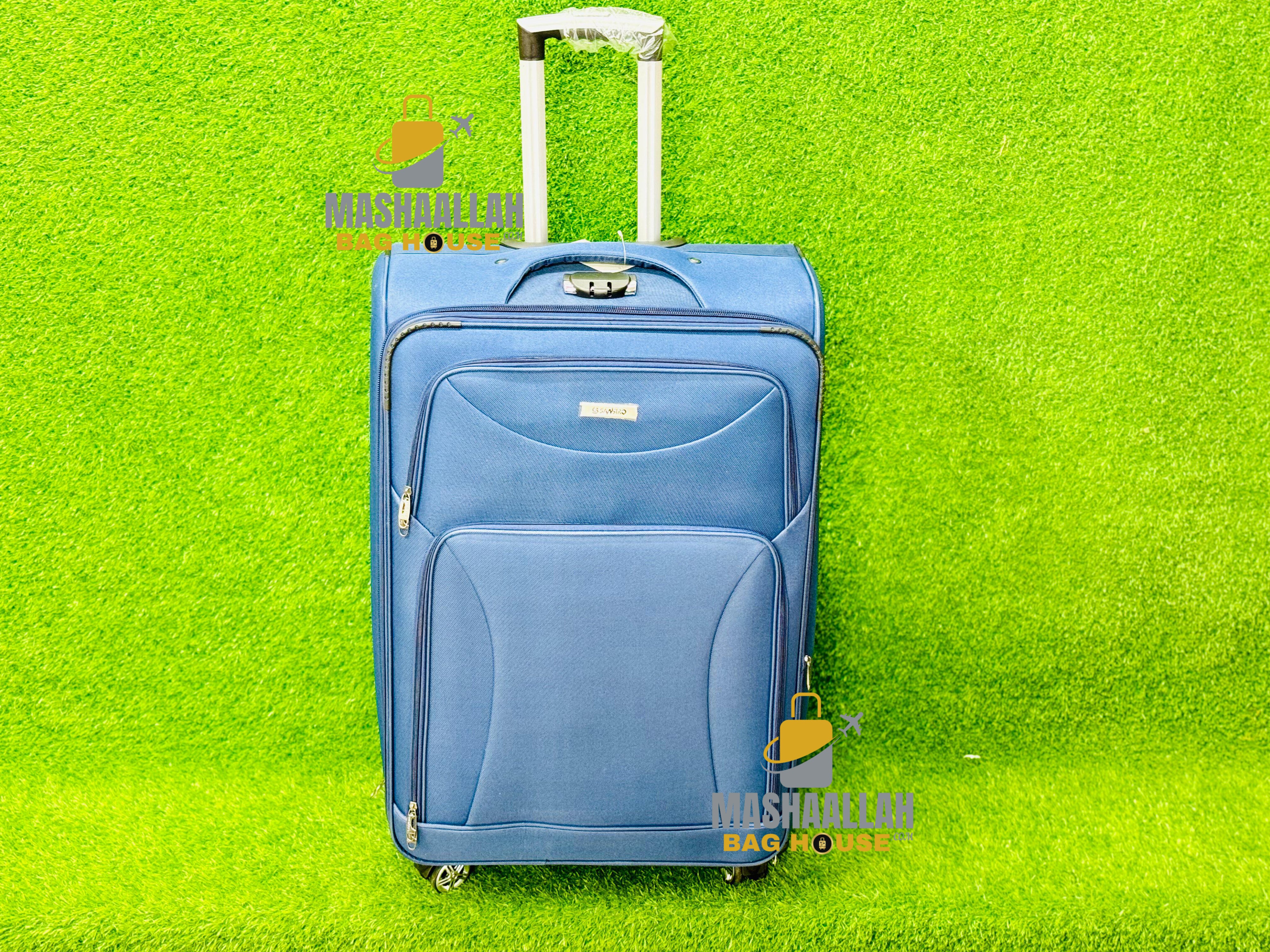 Sansiro 4 pics set softside luggage 4w