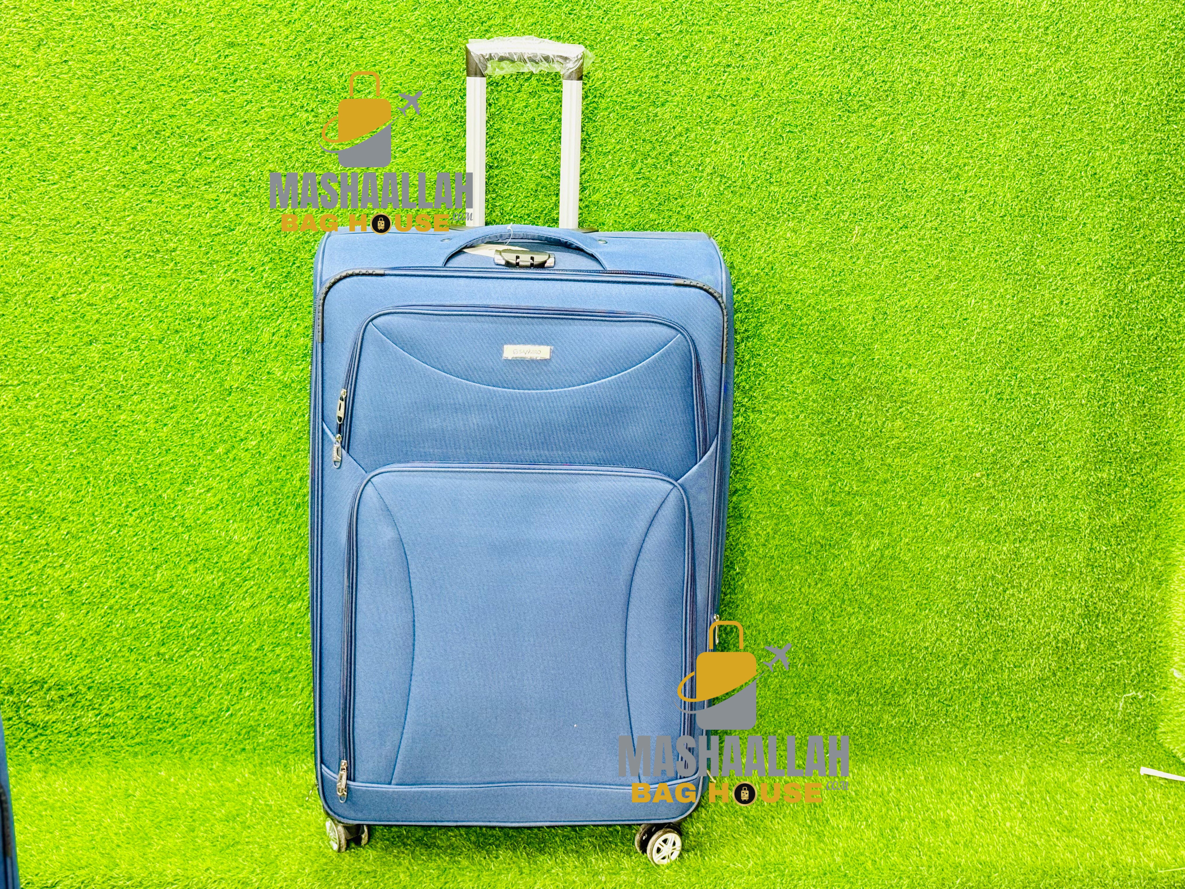 Sansiro 4 pics set softside luggage 4w