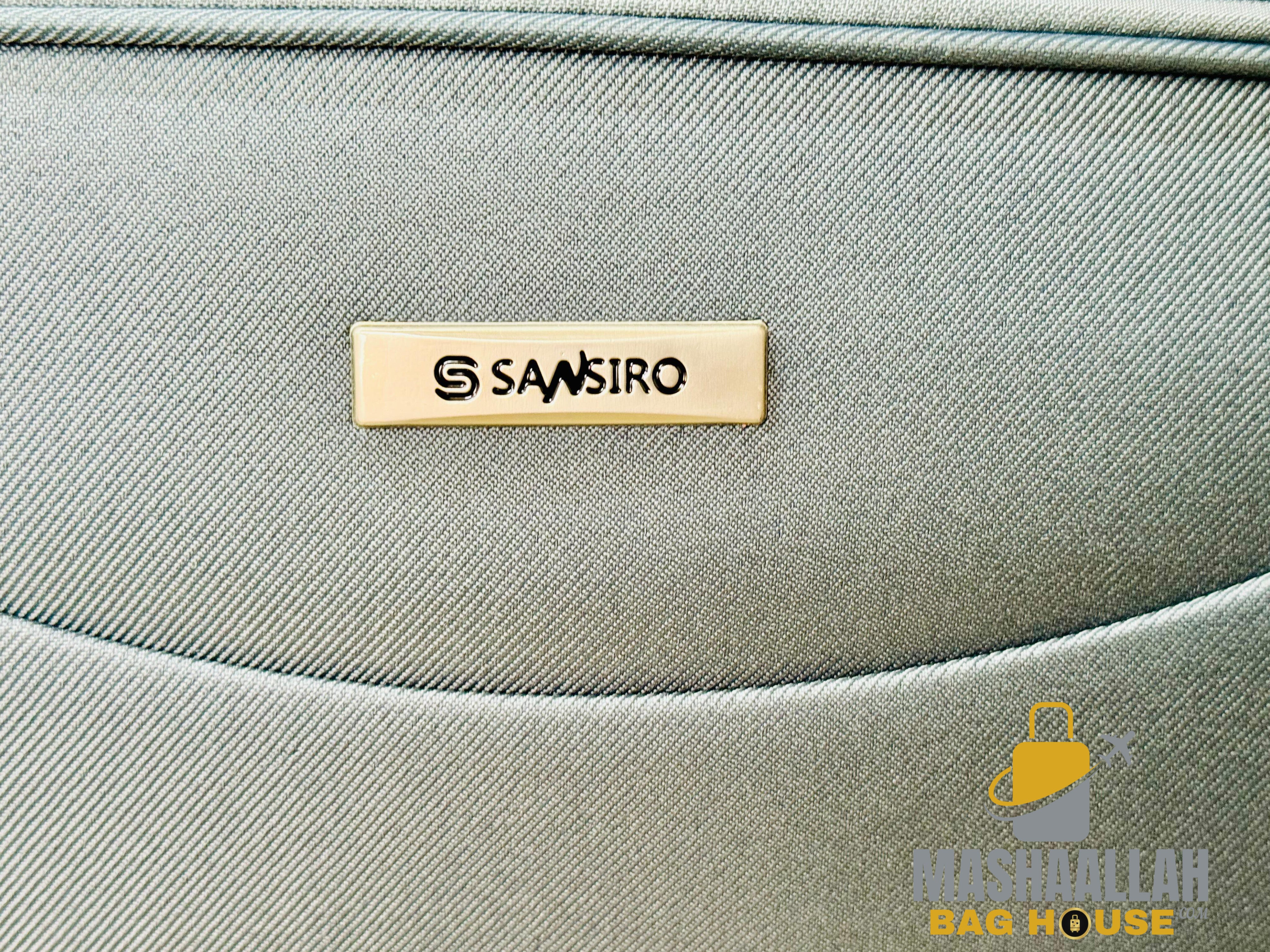 Sansiro 4 pics set softside luggage 4w