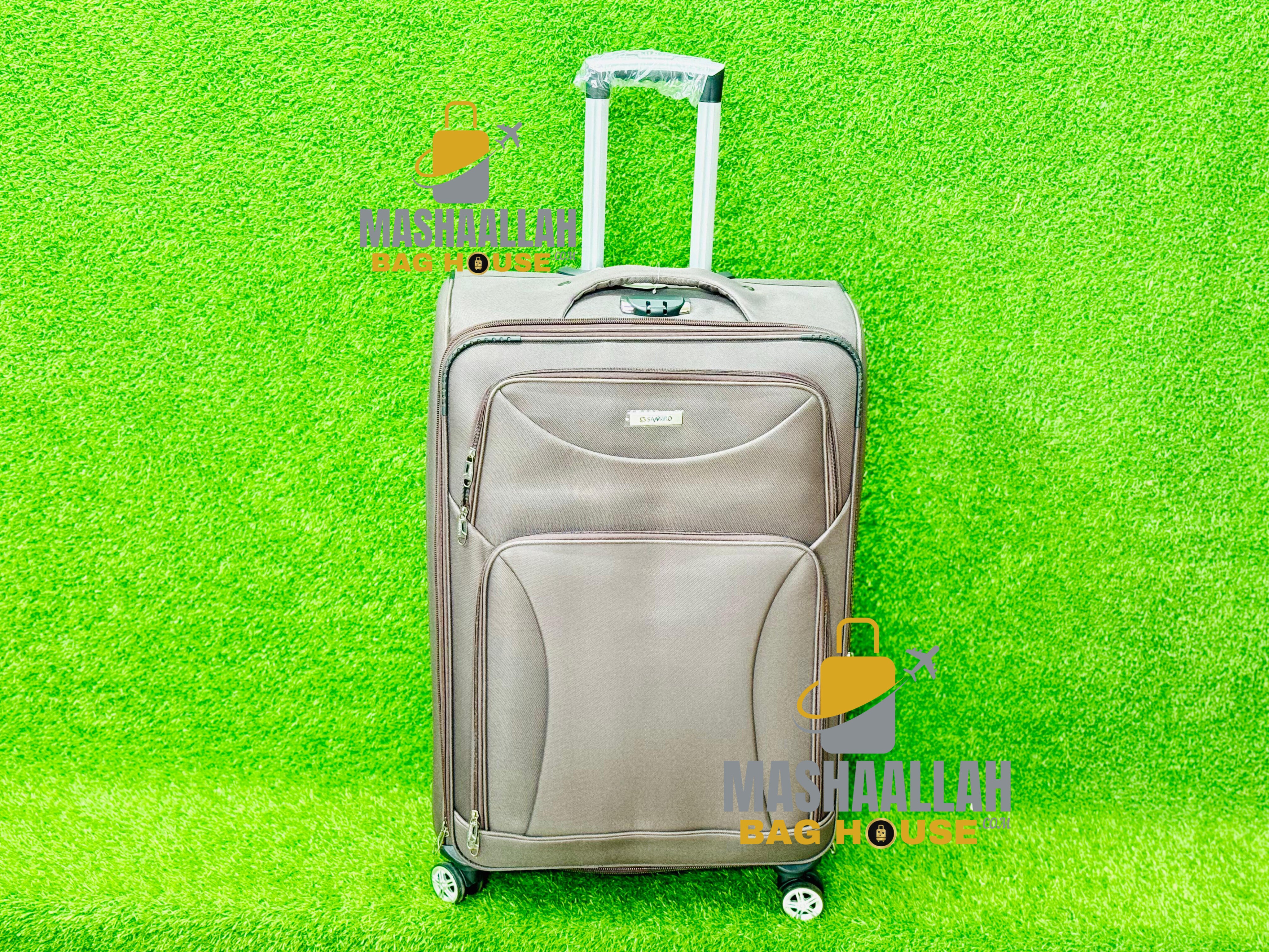 Sansiro 4 pics set softside luggage 4w