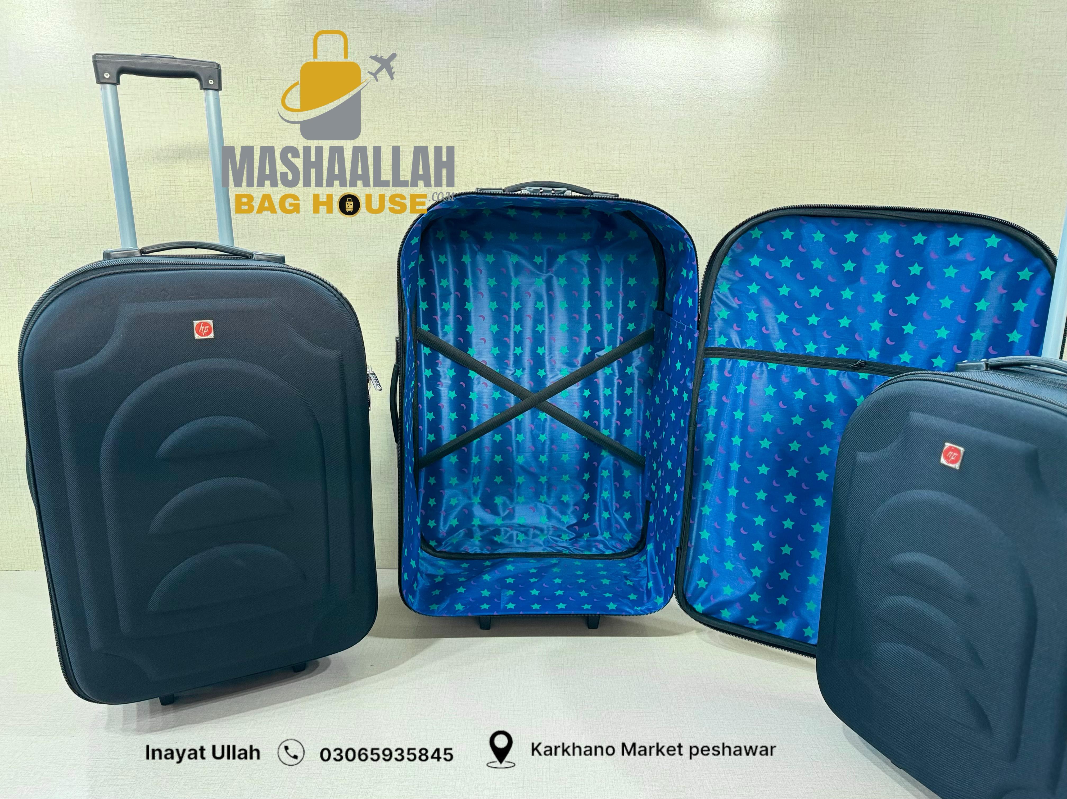 HP 3 pics luggage set
