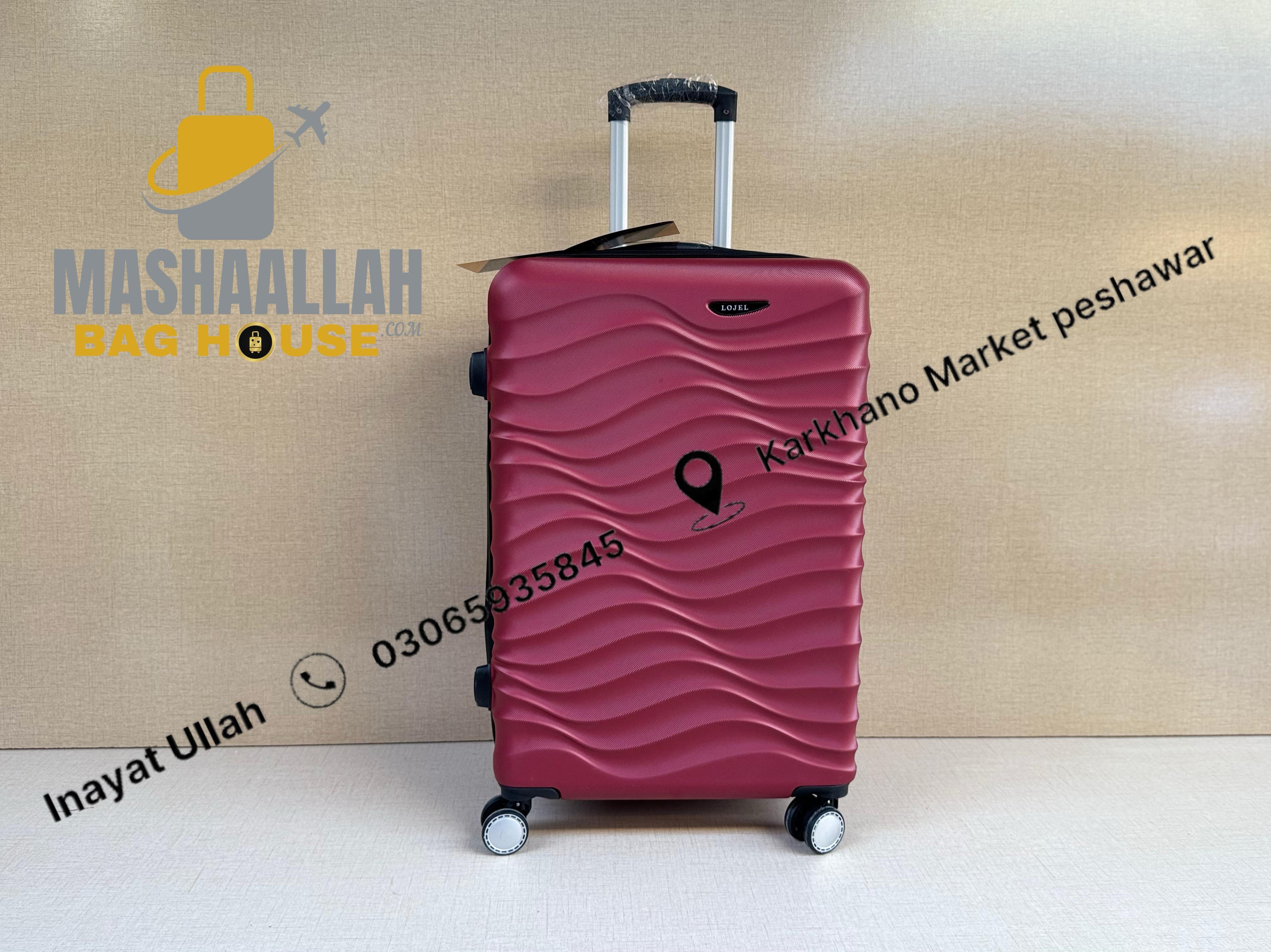 Lojel Hardside 3 Piece Luggage Set