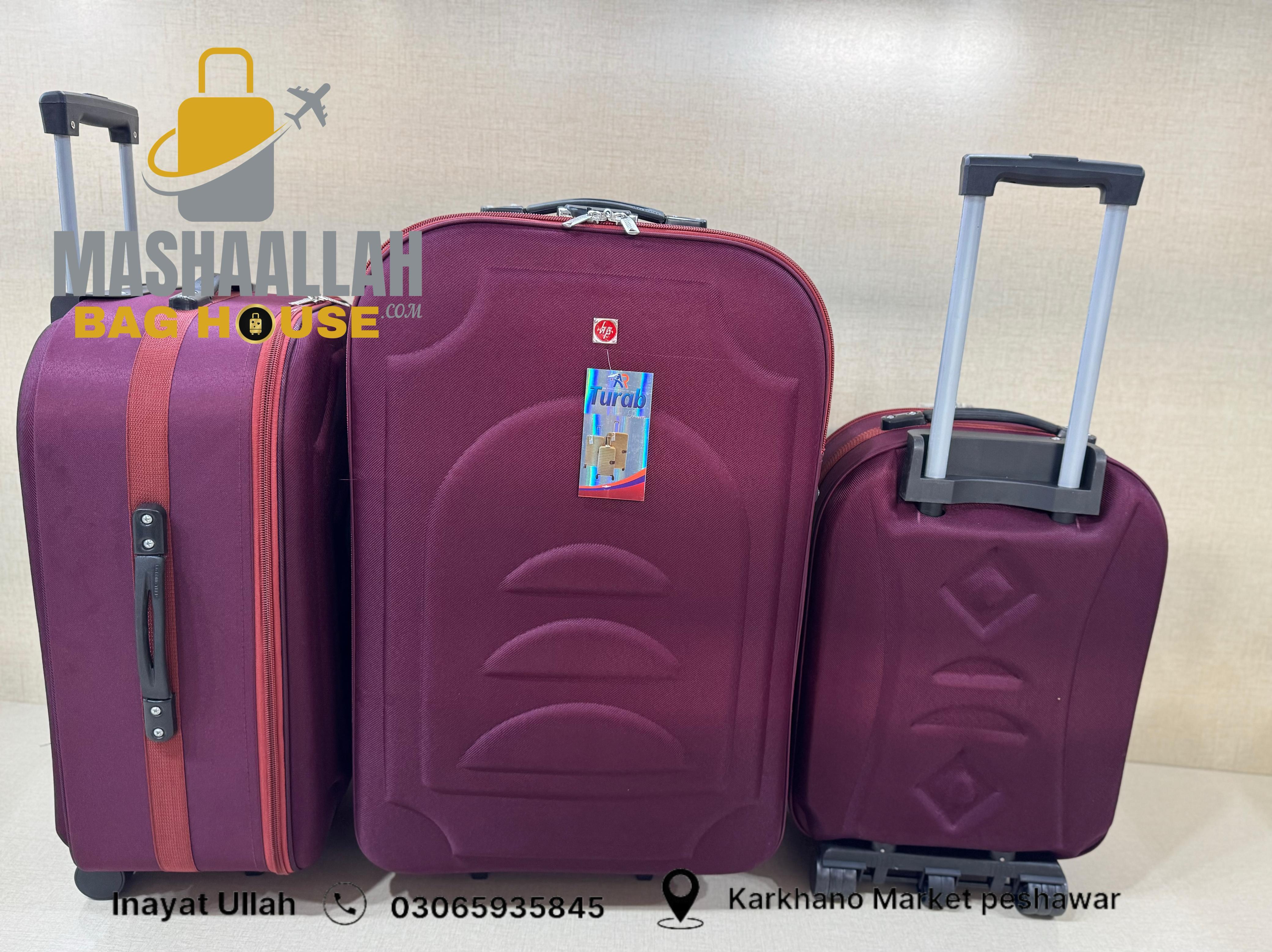 HP 3 pics luggage set