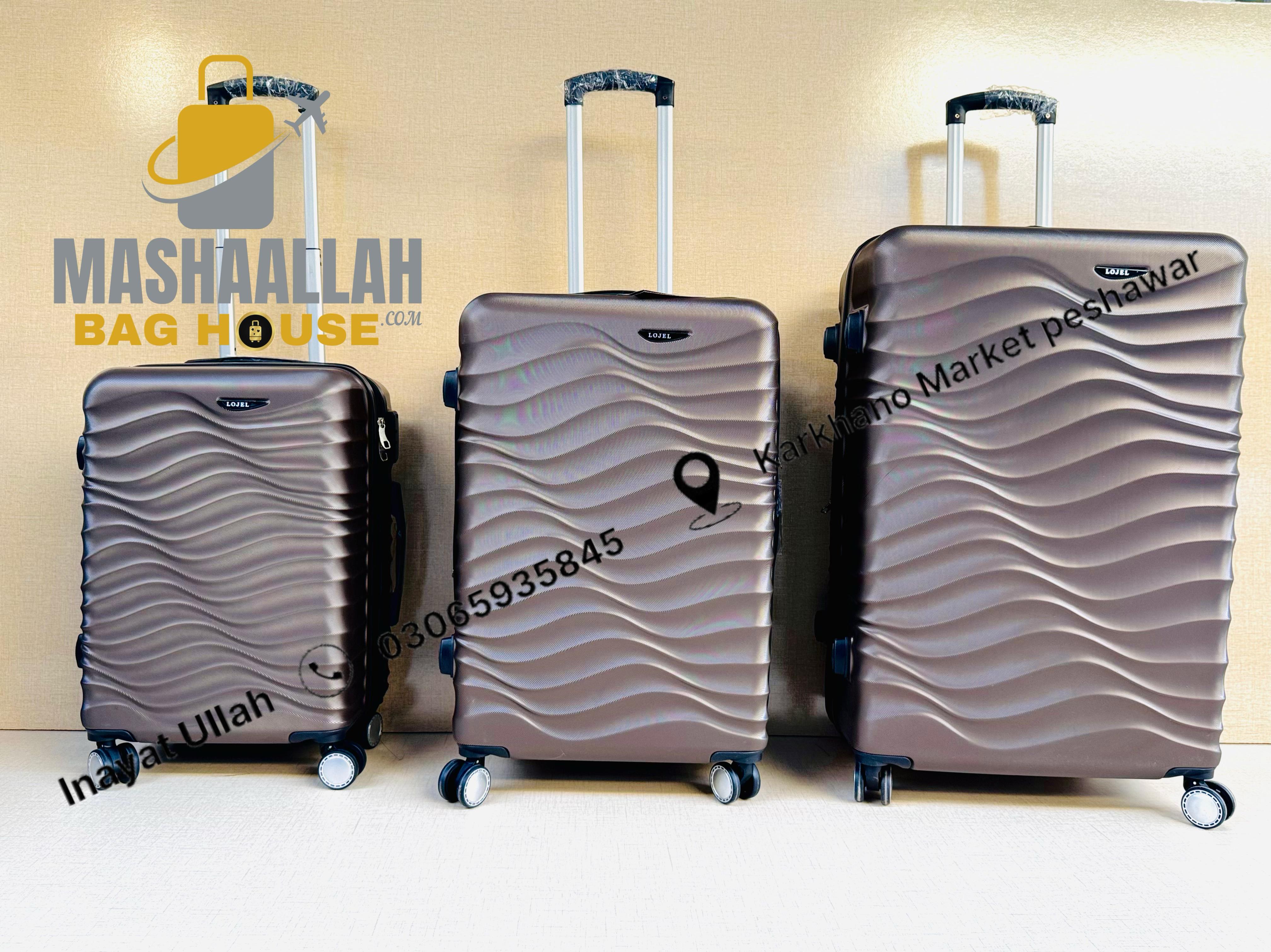 Lojel Hardside 3 Piece Luggage Set