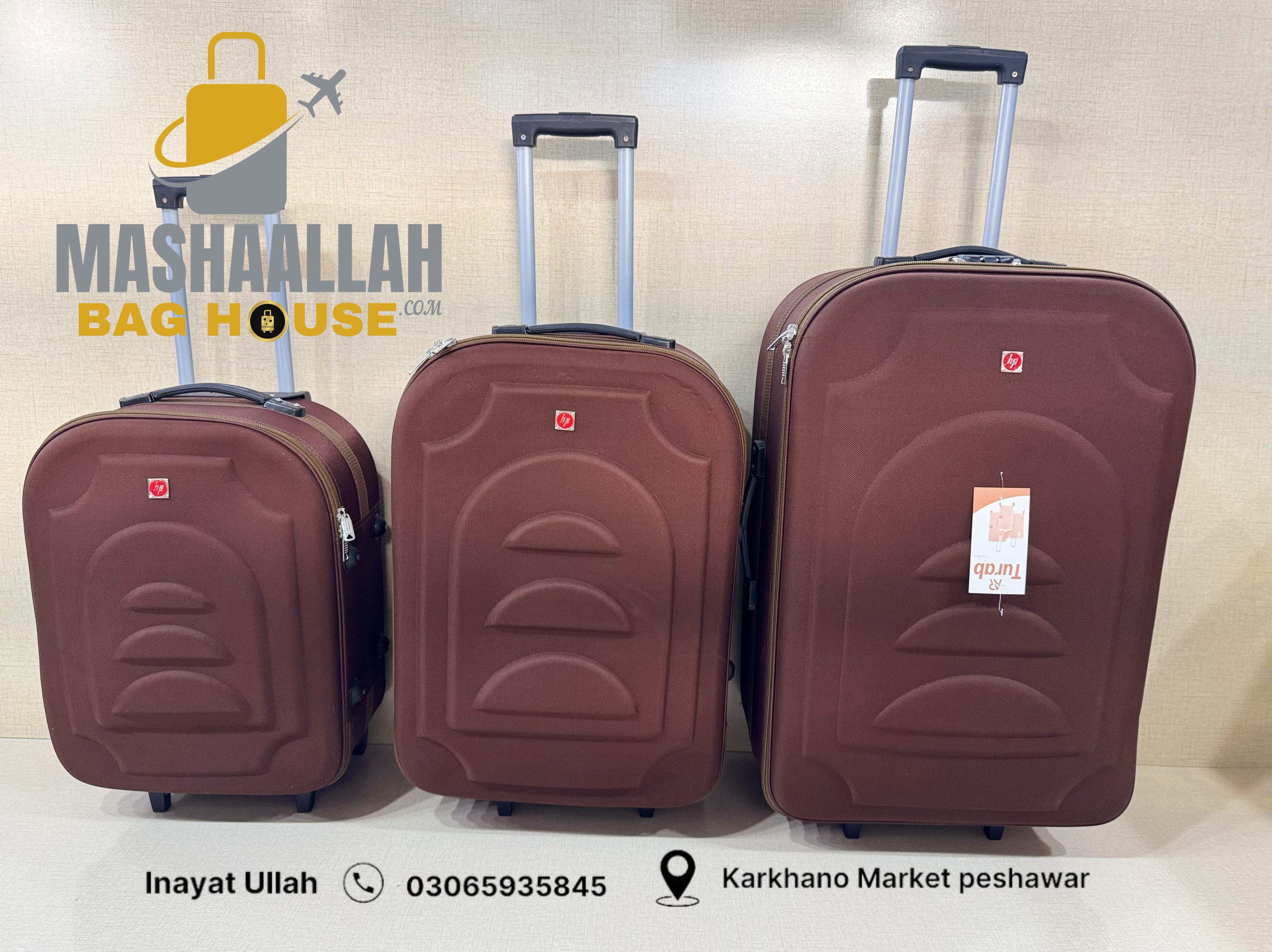 HP 3 pics luggage set