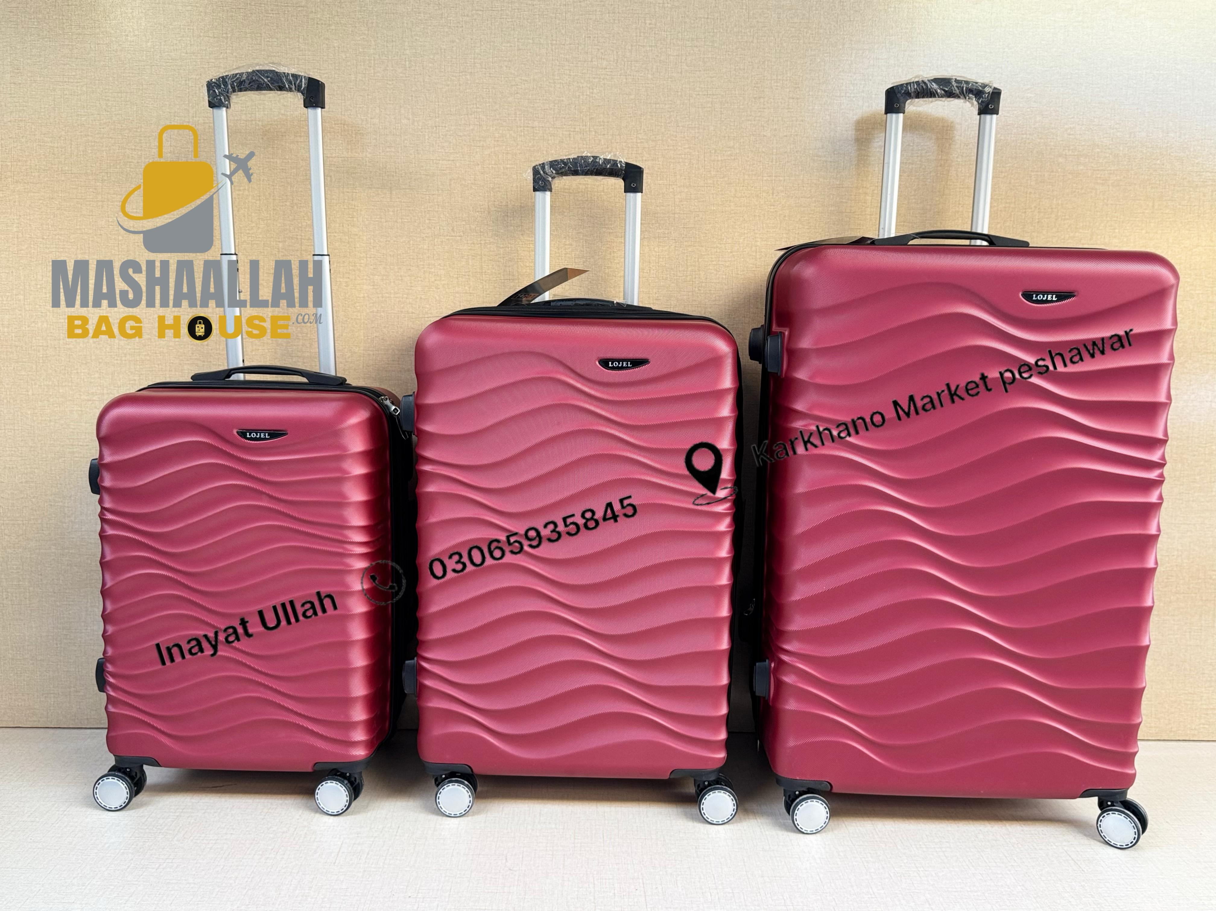 Lojel Hardside 3 Piece Luggage Set