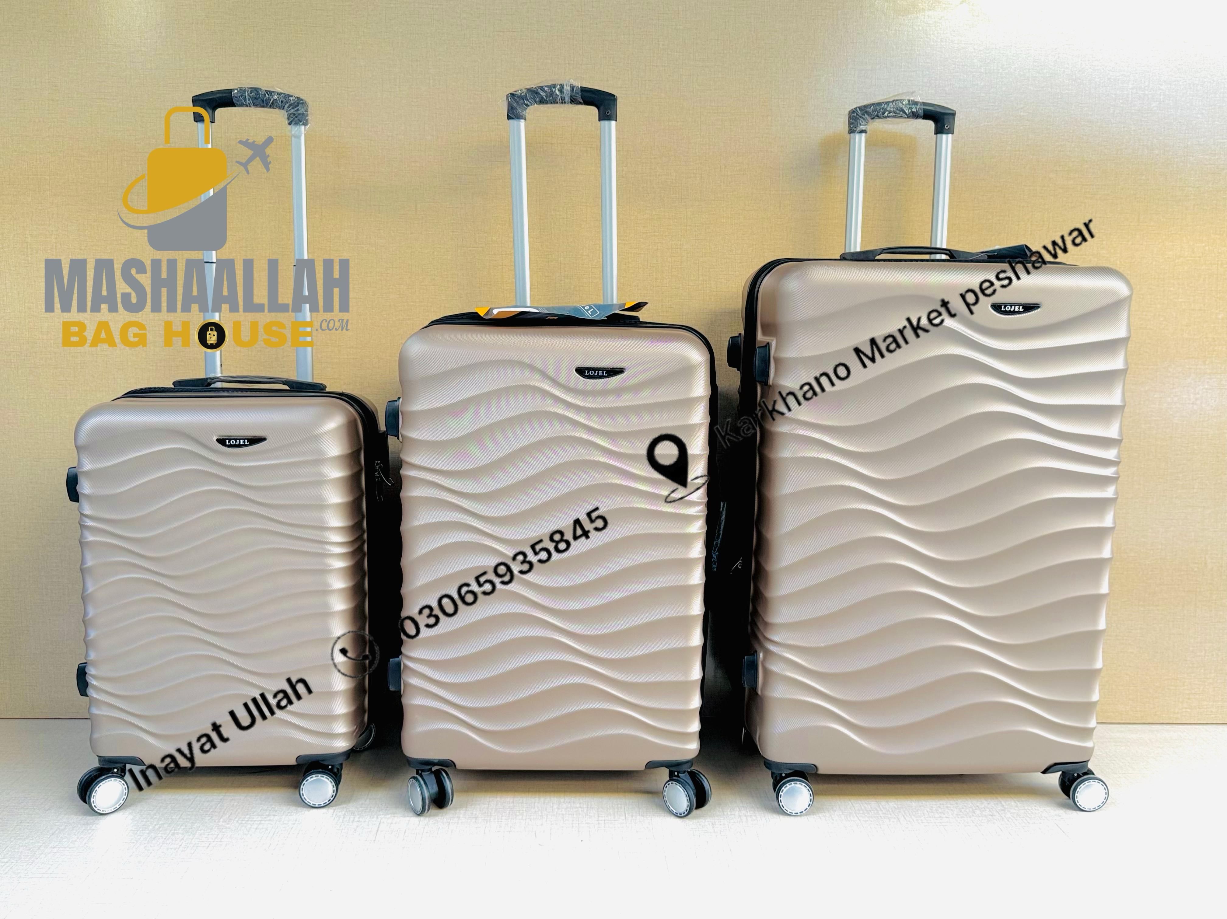 Lojel Hardside 3 Piece Luggage Set